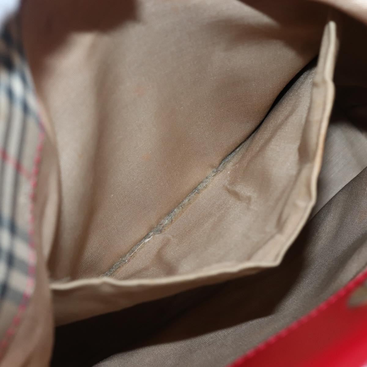 Burberry Nova Check Tote Canvas Check Pattern Beige Canvas Tote Bag