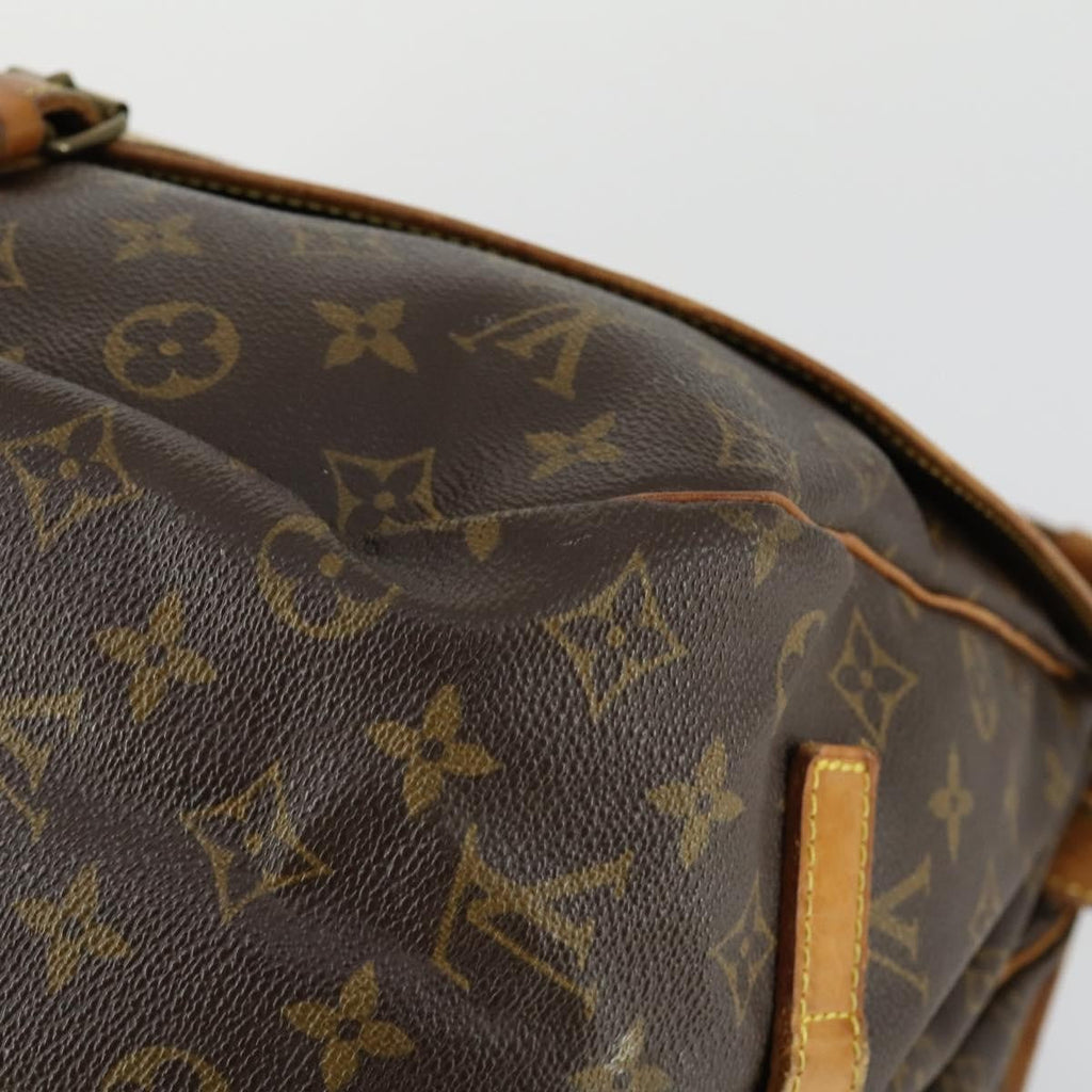 Louis Vuitton Saumur Handbag Monogram Canvas Brown Canvas Shoulder Bag