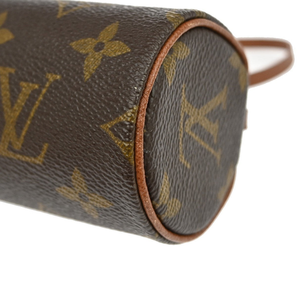 Louis Vuitton Papillon Pochette Monogram Canvas Brown Canvas Clutche & Pouche Bag