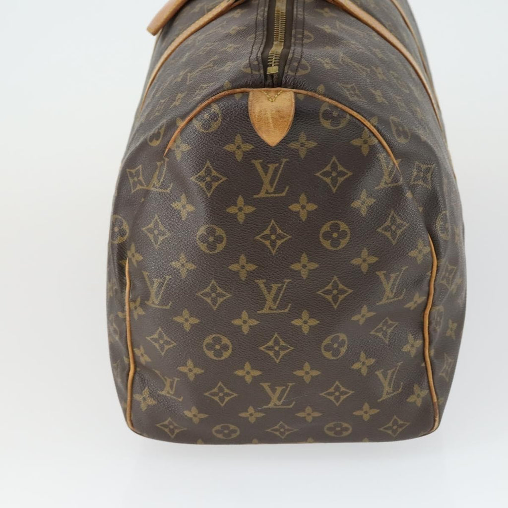 Louis Vuitton Keepall Bag Monogram Canvas Brown Canvas Travel Bag