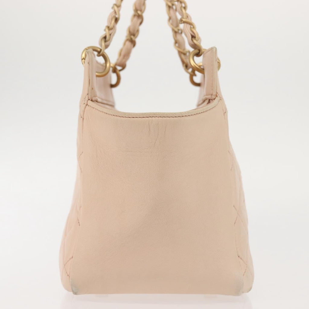 Chanel Petite Timeless Tote Quilted Calfskin Beige Leather Bag