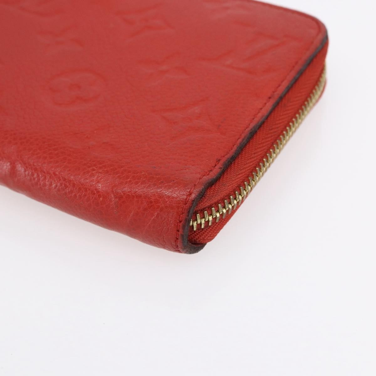 Louis Vuitton Portefeuille Zippy Monogramme Empreinte Monogramme Empreinte Red Leather Wallets Accessory