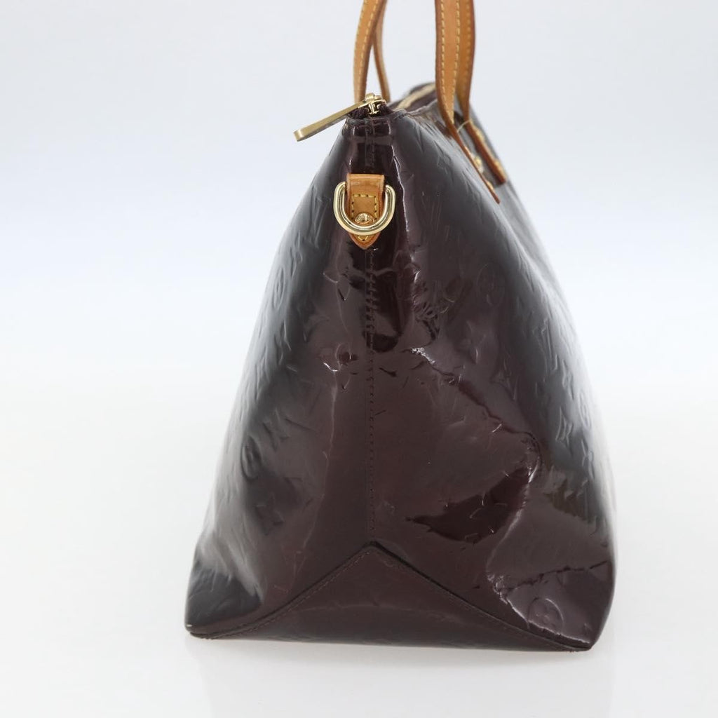 Louis Vuitton Bellevue Handbag Monogram Vernis Burgundy Patent_Leather Tote Bag