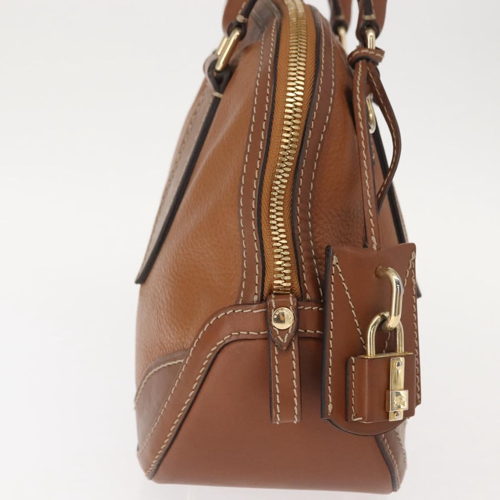 Burberry Orchard Bag Smooth Leather Brown Leather Handbag