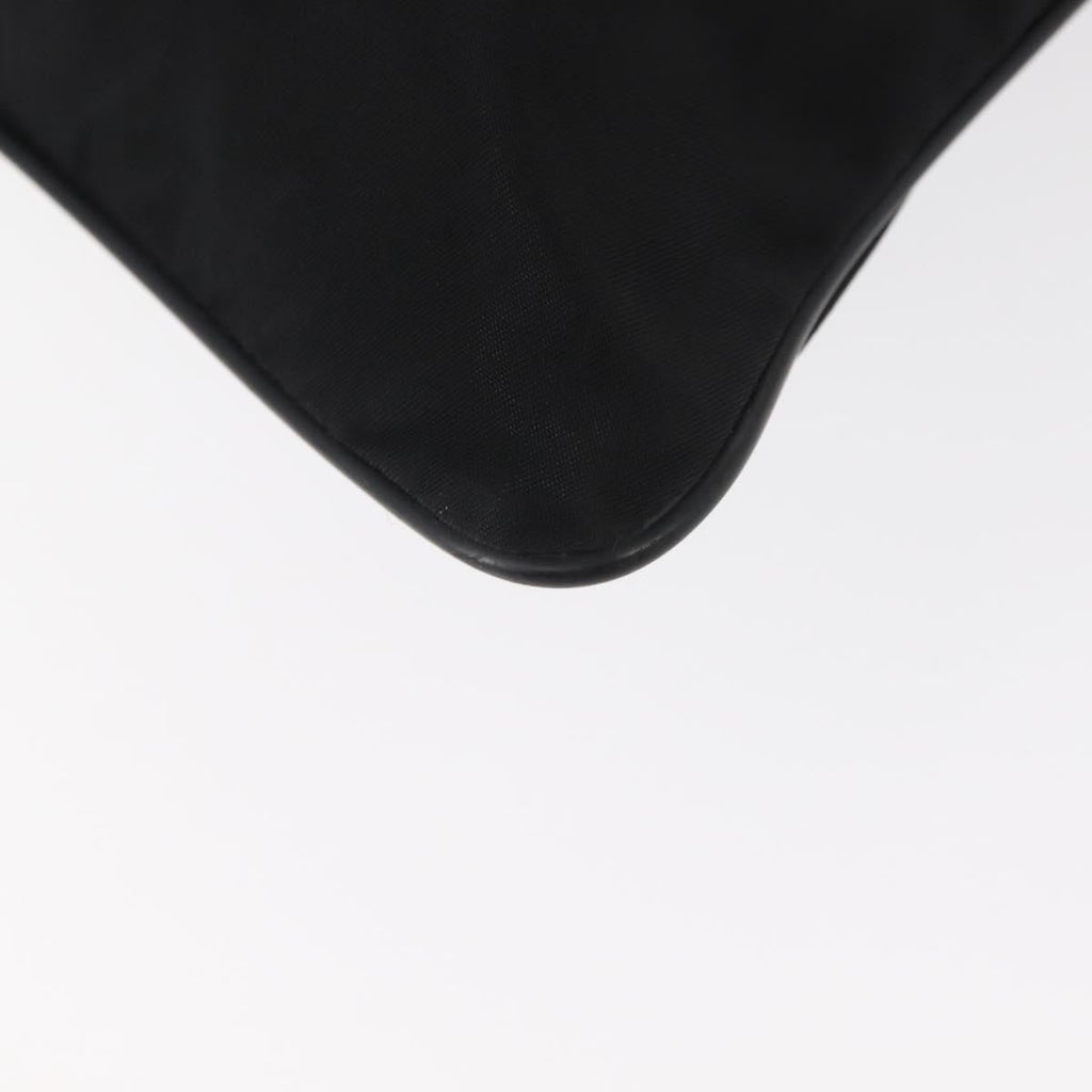 Prada Flat Messenger Bag Tessuto Black Nylon Shoulder Bag Bag