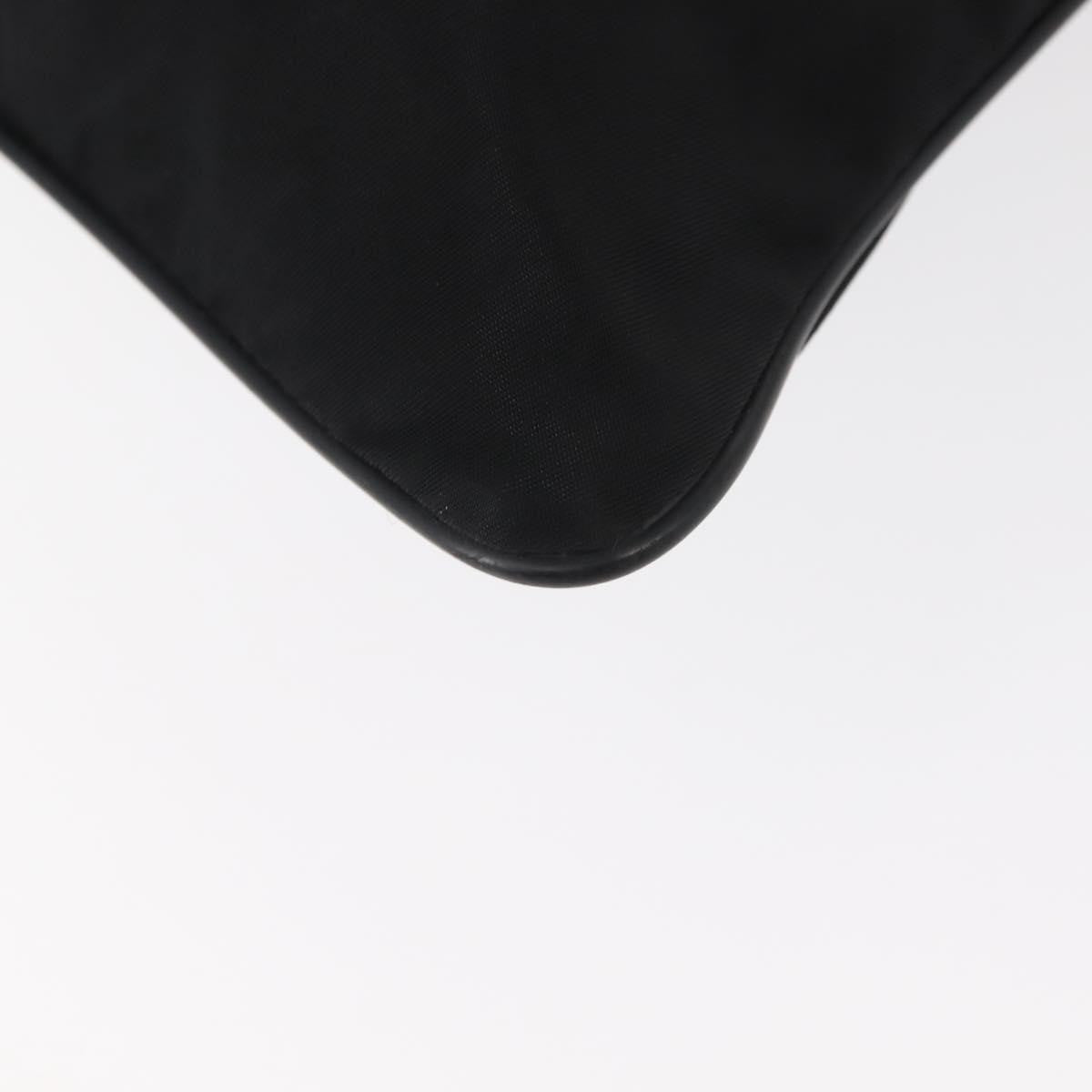 Prada Flat Messenger Bag Tessuto Black Nylon Shoulder Bag Bag