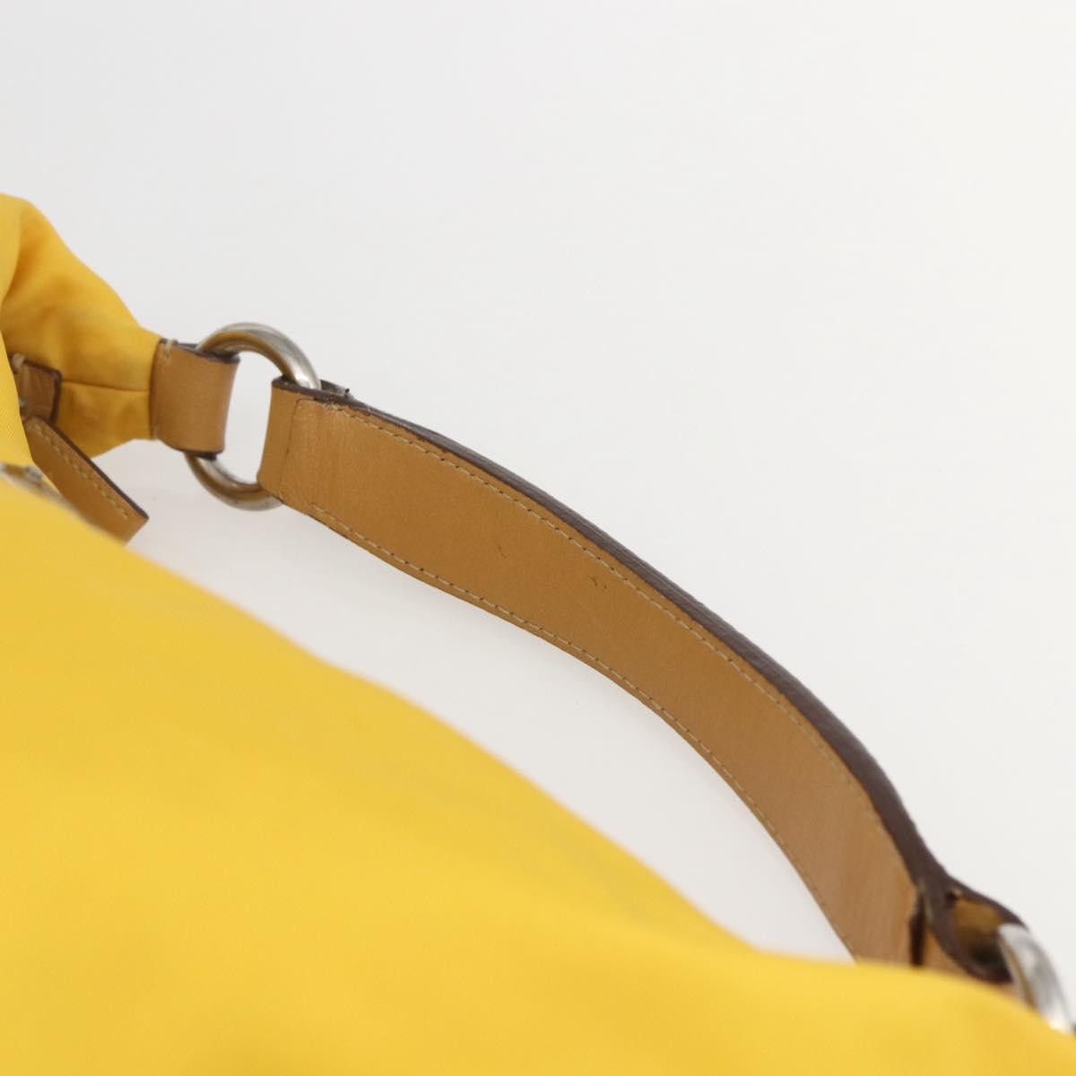 Prada Vintage Shoulder Bag Tessuto Yellow Nylon Shoulder Bag Bag