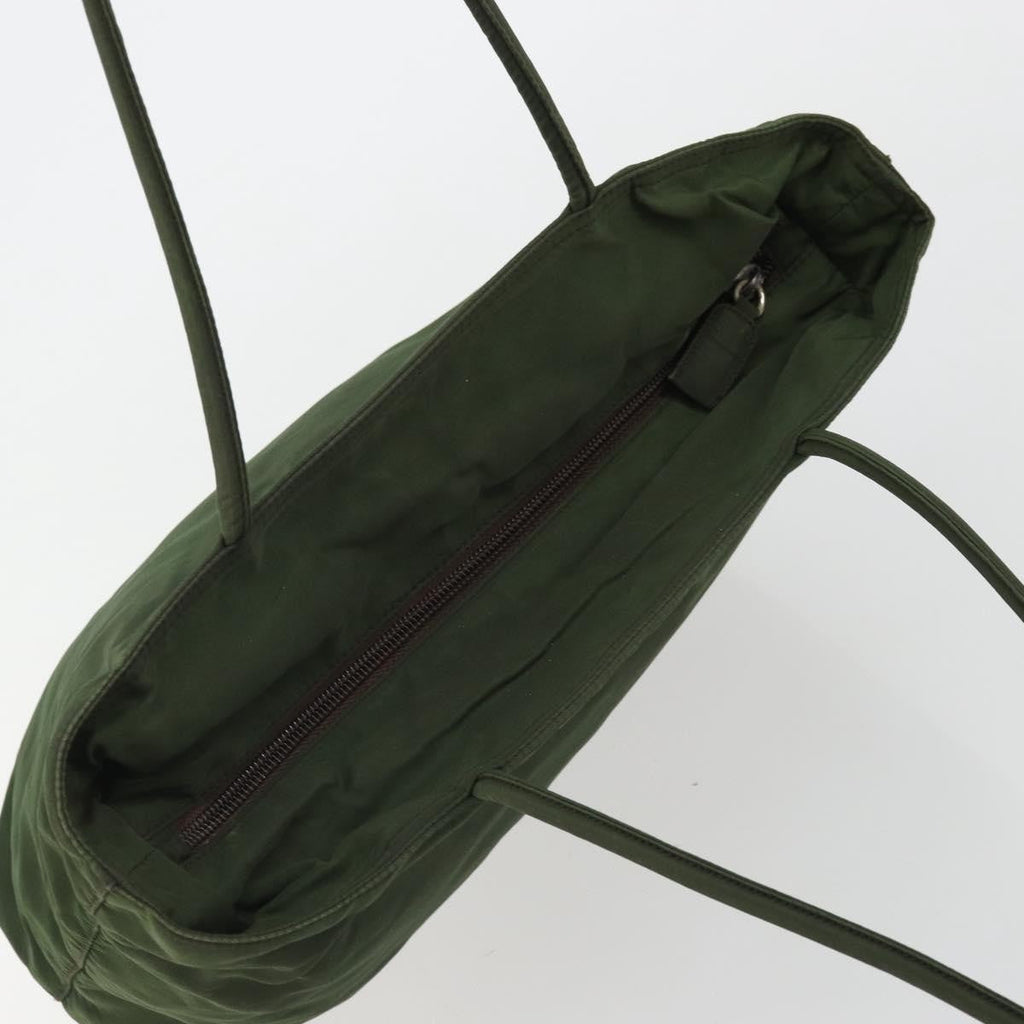 Prada Vintage Tote Tessuto Green Nylon Tote Bag Bag