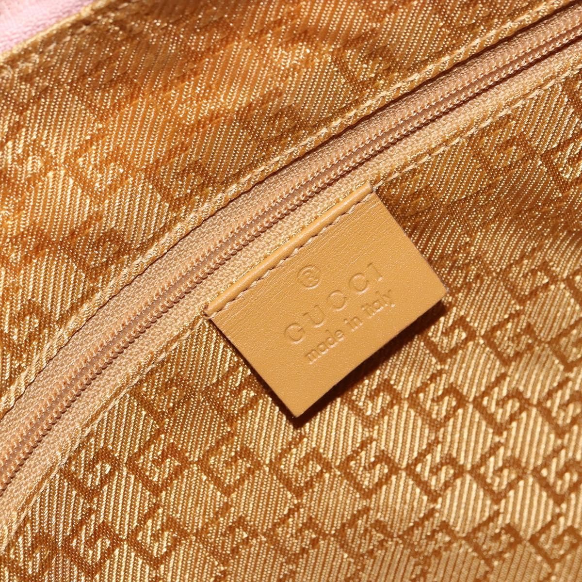 Gucci Vintage Handbag Suede Pink Suede Handbag (Pre-Owned)