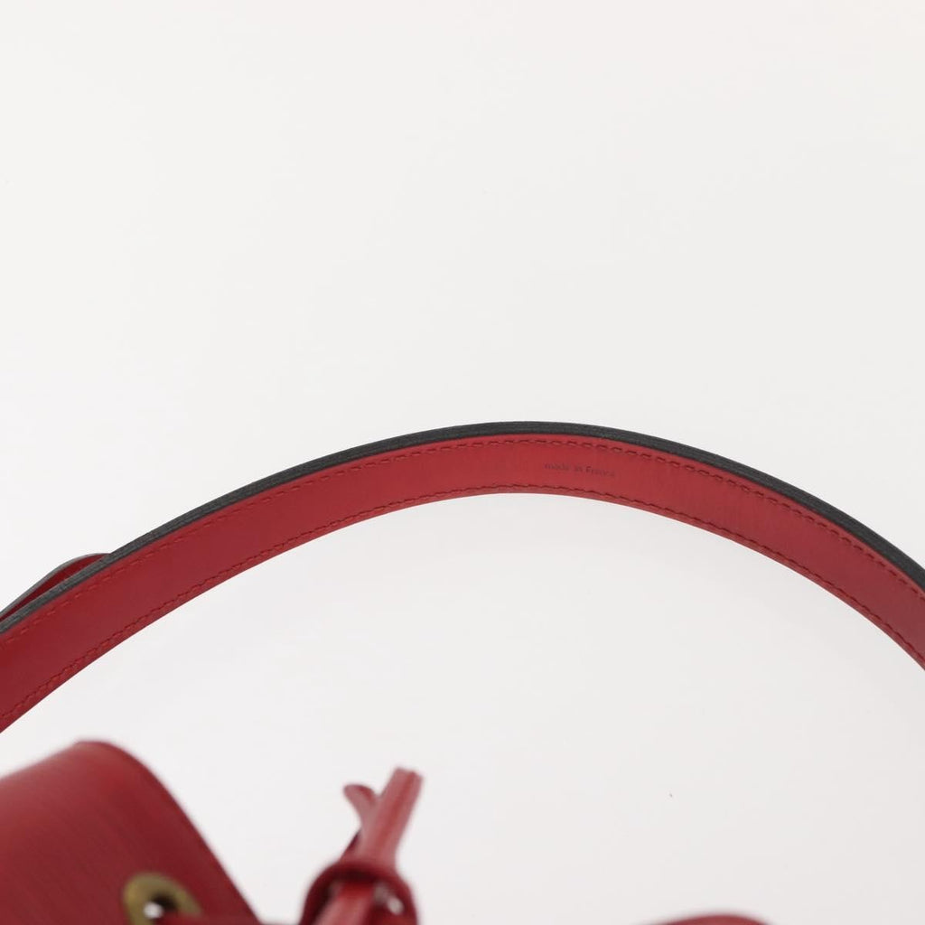 Louis Vuitton Noe Handbag Epi Leather Red Leather Shoulder Bag