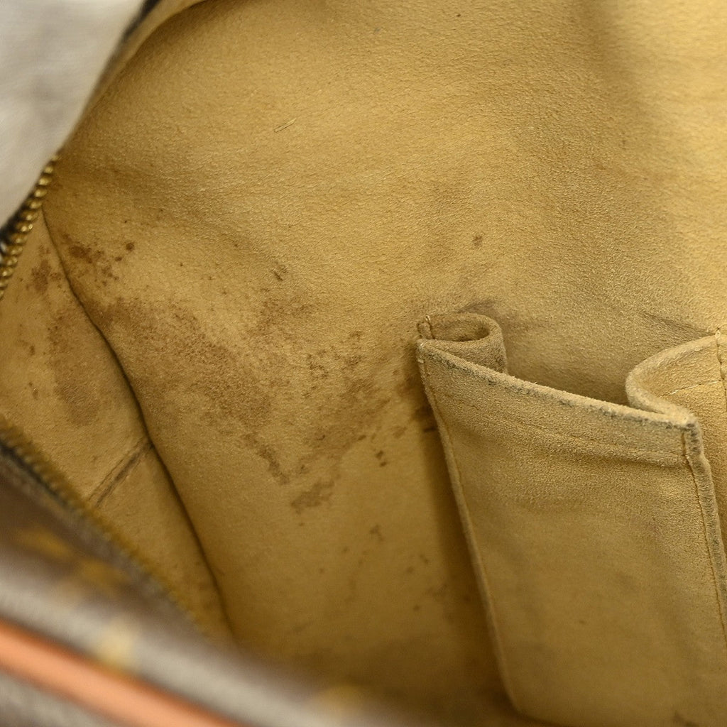 Louis Vuitton Cite Handbag Monogram Canvas Brown Canvas Clutche & Pouche Bag