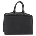 Louis Vuitton Riviera Handbag Epi Leather Black Leather Handbag