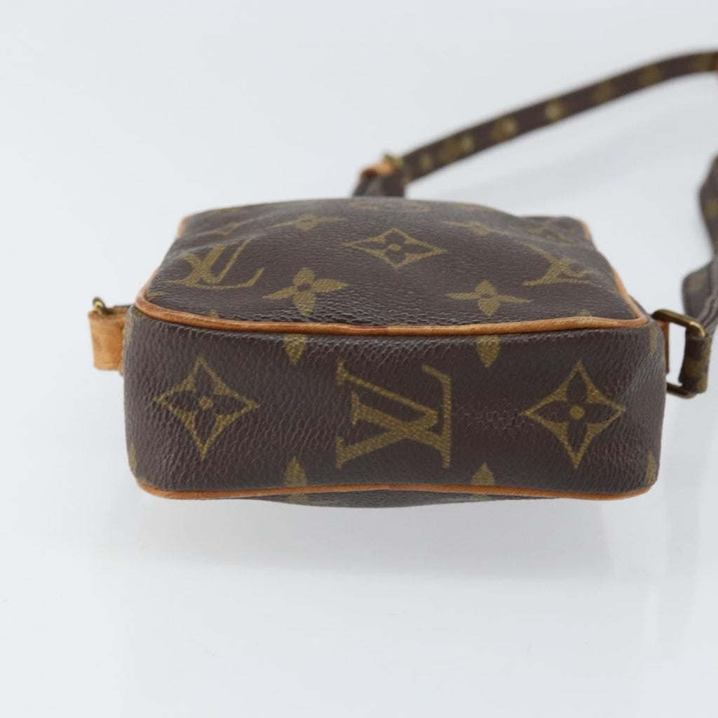 Louis Vuitton Danube Handbag Monogram Canvas Brown Canvas Shoulder Bag
