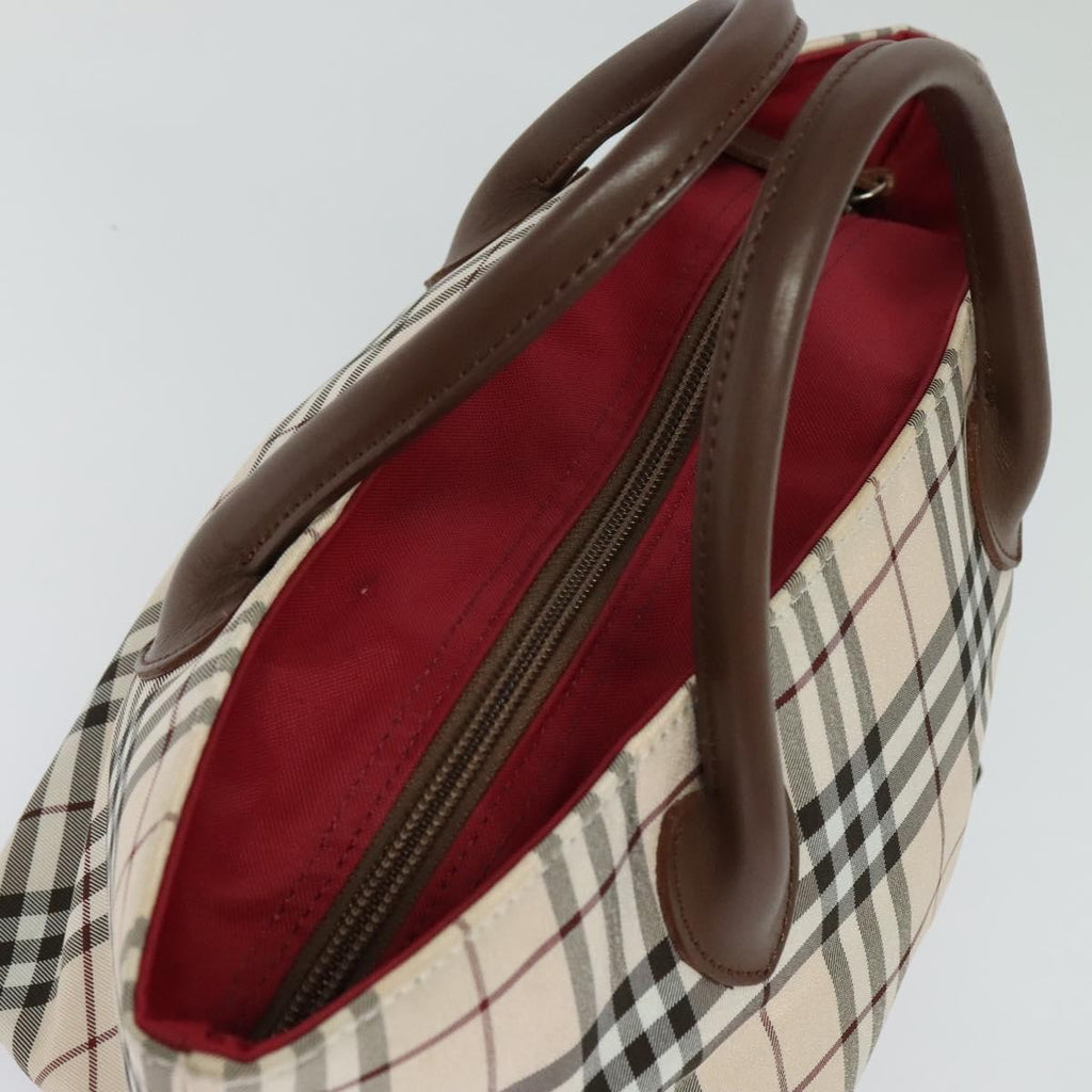 Burberry Nova Check Blue Label Nylon Beige Nylon Tote Bag