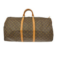 Louis Vuitton Keepall Bag Monogram Canvas Brown Canvas Travel Bag