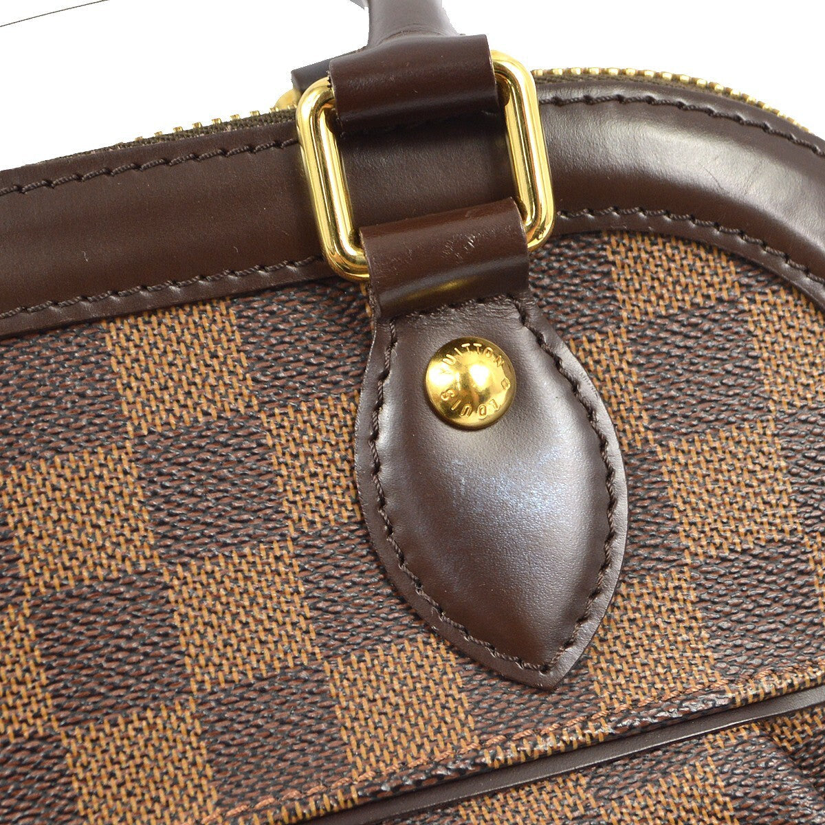 Louis Vuitton Trevi Handbag Damier Brown Canvas Handbag