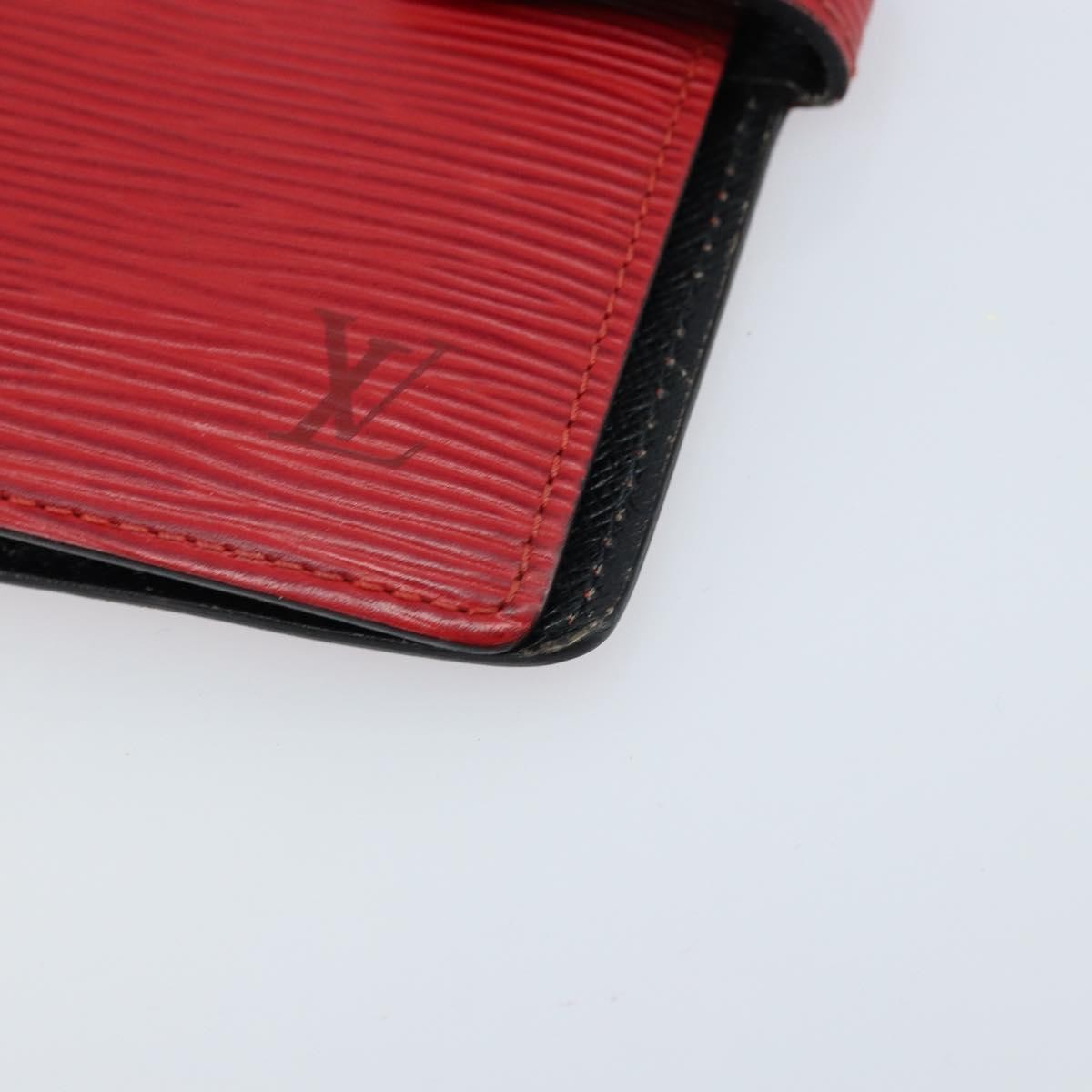 Louis Vuitton Agenda Cover Epi Leather Red Leather Wallets Accessory