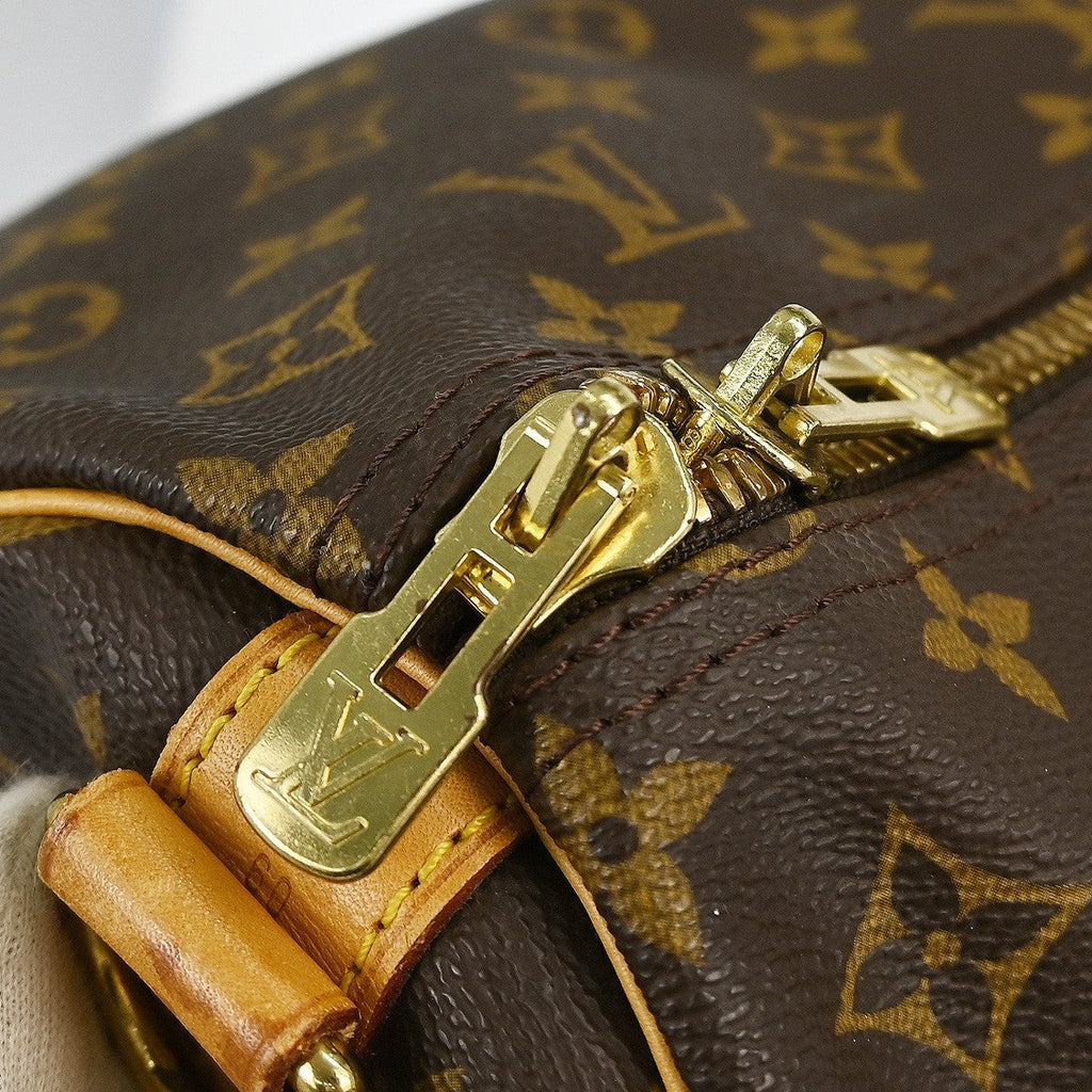 Louis Vuitton Keepall Bag Monogram Canvas Brown Canvas Travel Bag