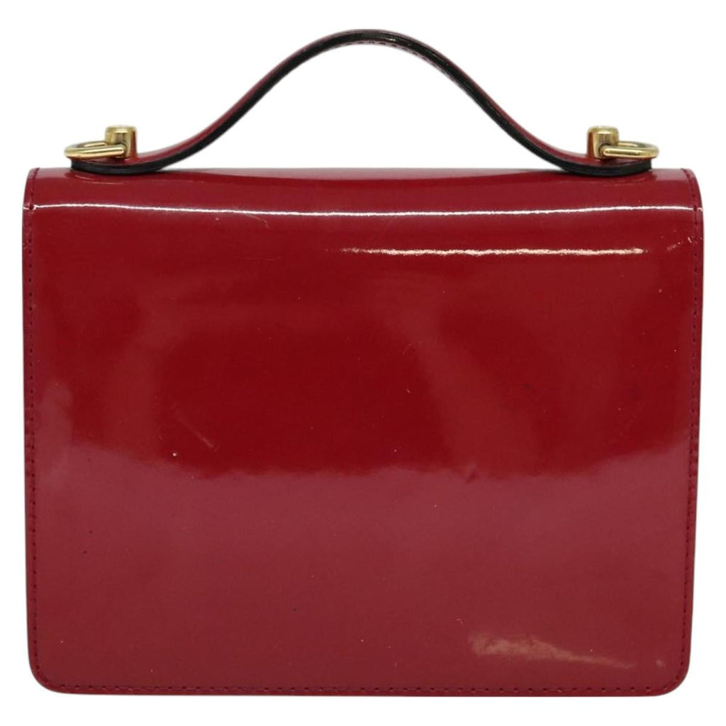 Louis Vuitton Monceau Handbag Vernis Burgundy Patent_Leather Bag