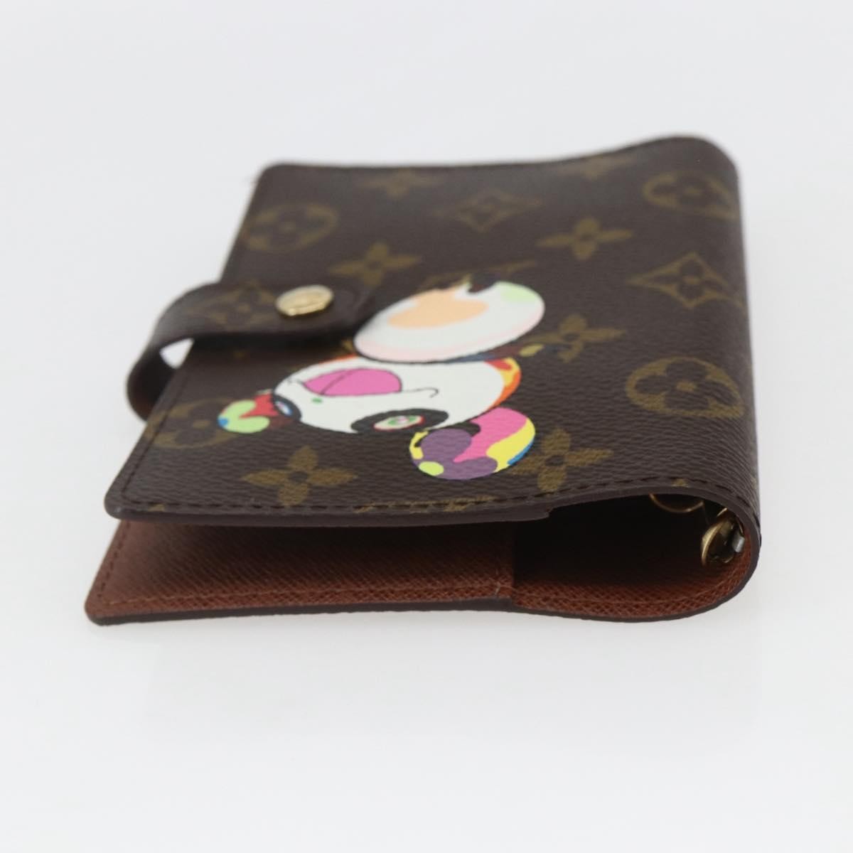 Louis Vuitton Agenda Cover Monogram Panda Brown Canvas Wallets Accessory