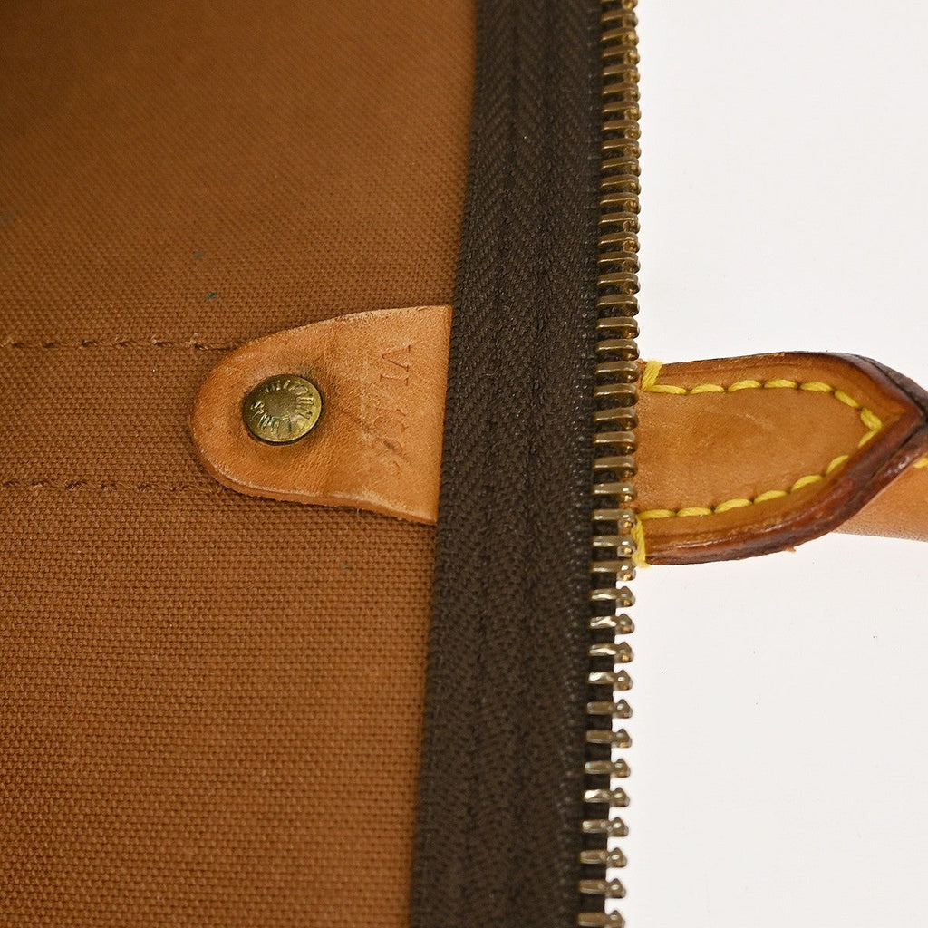 Louis Vuitton Keepall Bag Monogram Canvas Brown Canvas Travel Bag