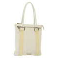 Burberry Vintage Tote Leather White Leather Tote Bag