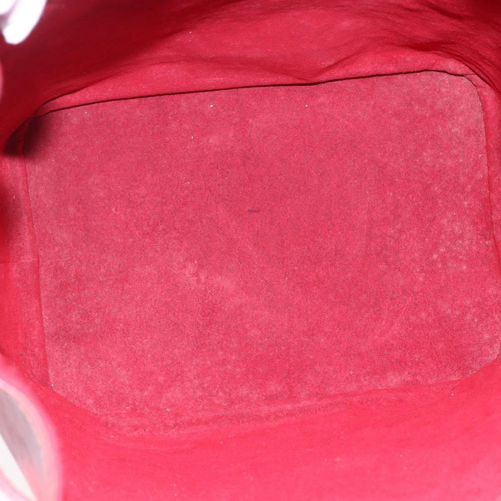 Louis Vuitton Noe Shoulder Bag Leather Red Leather Shoulder Bag