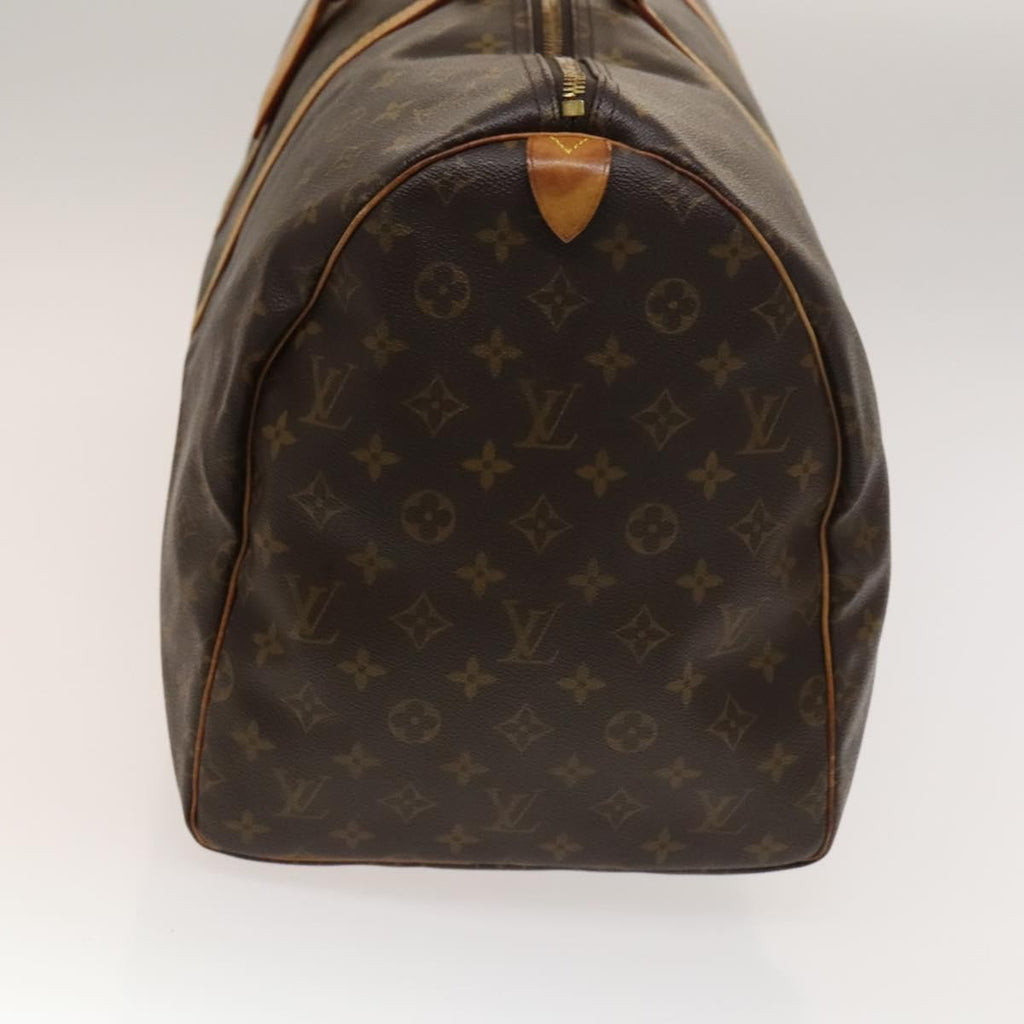Louis Vuitton Keepall Bag Monogram Canvas Brown Canvas Travel Bag