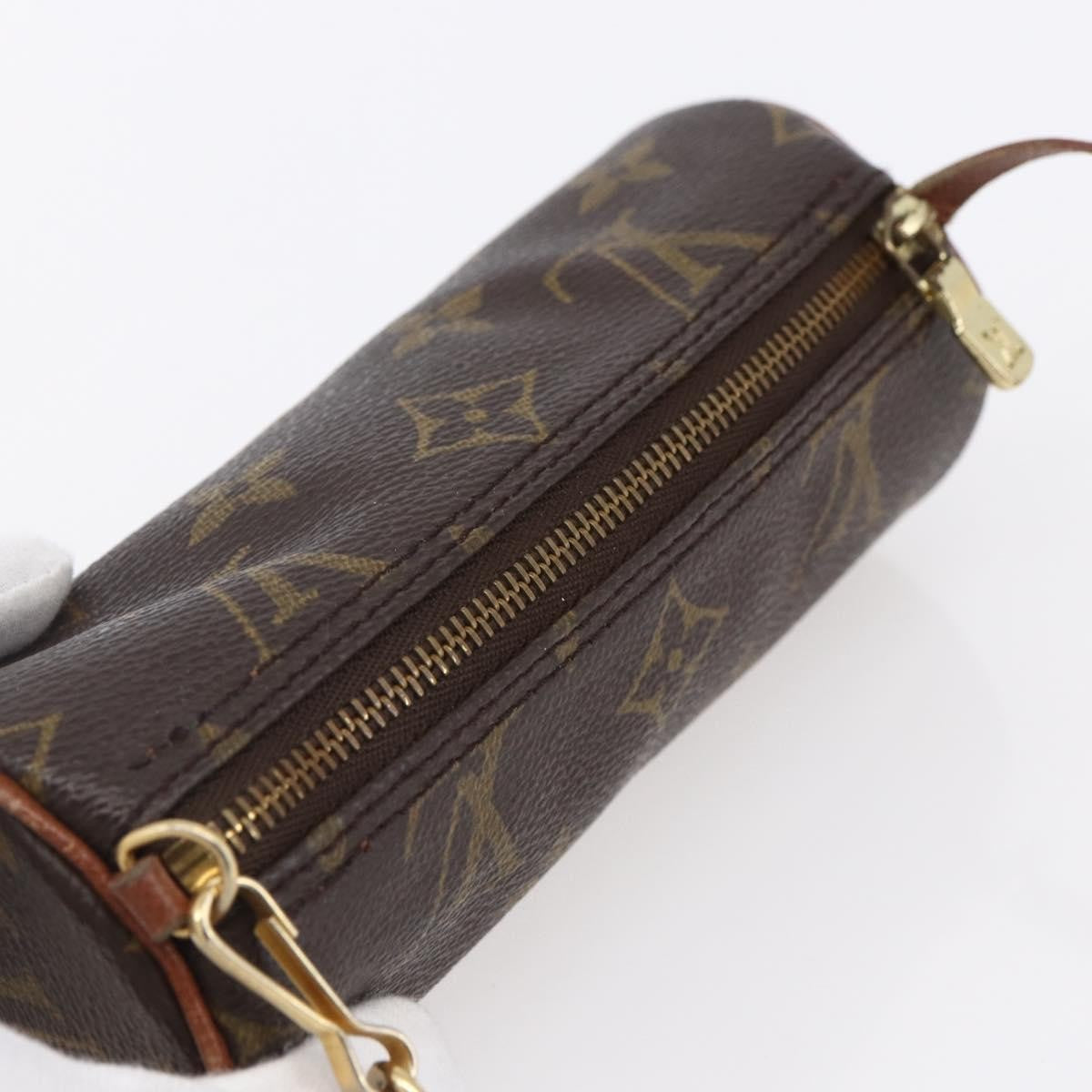 Louis Vuitton Papillon Pochette Monogram Canvas Brown Canvas Clutche & Pouche Bag
