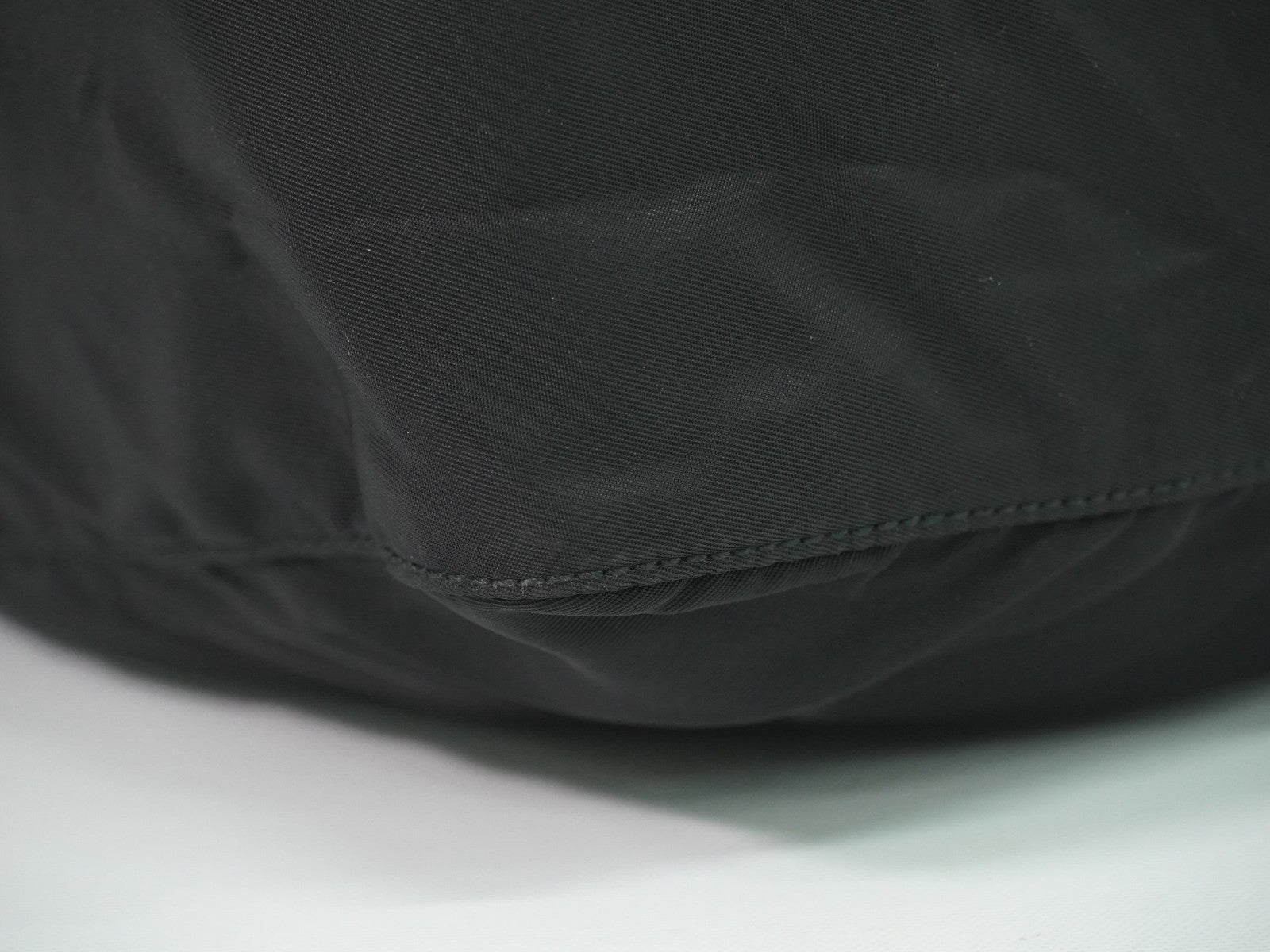 Prada Front Zip Messenger Bag Tessuto Black Nylon Shoulder Bag Bag