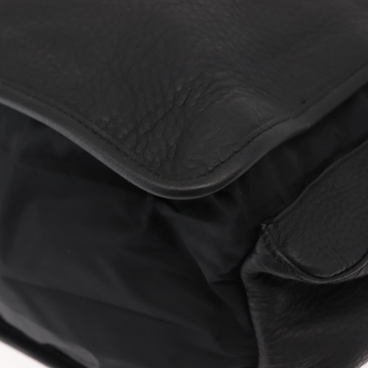 Prada Sport Briefcase Nylon And Leather Black Nylon Briefcase Bag