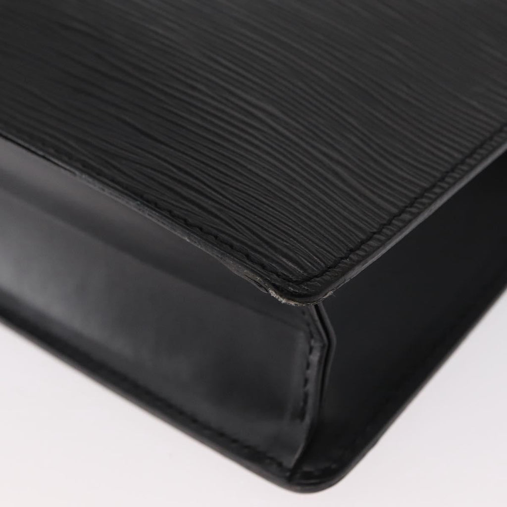 Louis Vuitton Pochette Homme Epi Leather Black Leather Clutche & Pouche Bag
