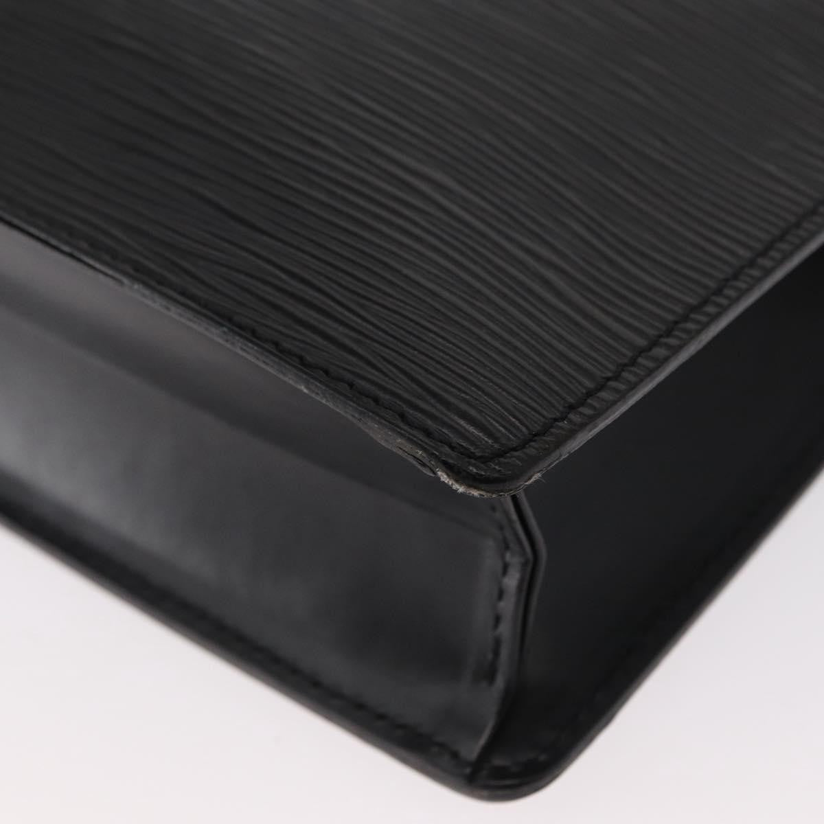 Louis Vuitton Pochette Homme Epi Leather Black Leather Clutche & Pouche Bag