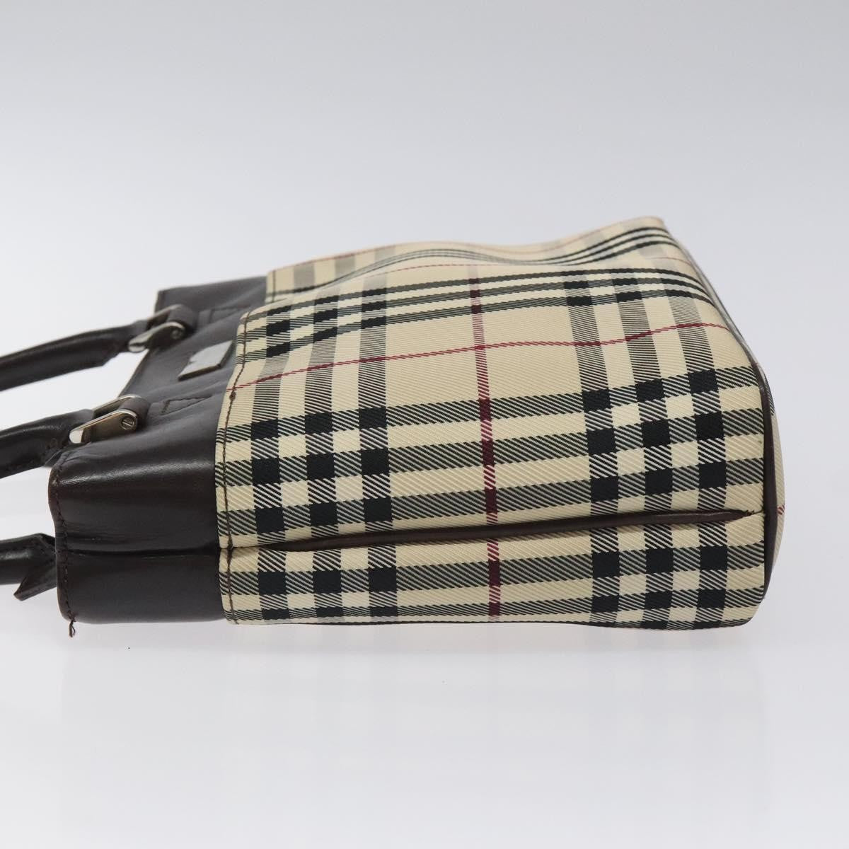 Burberry Nova Check Handbag Nova Check Canvas And Leather Beige Canvas Handbag
