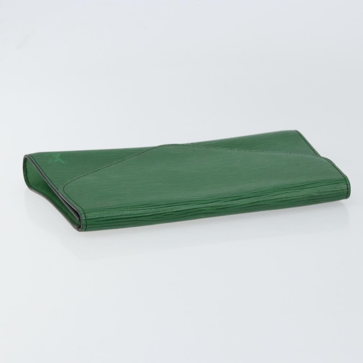 Louis Vuitton Art Deco Clutch Epi Leather Green Leather Clutche & Pouche Bag