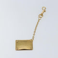 Louis Vuitton Key Chain Metal Gold Metal Accessory