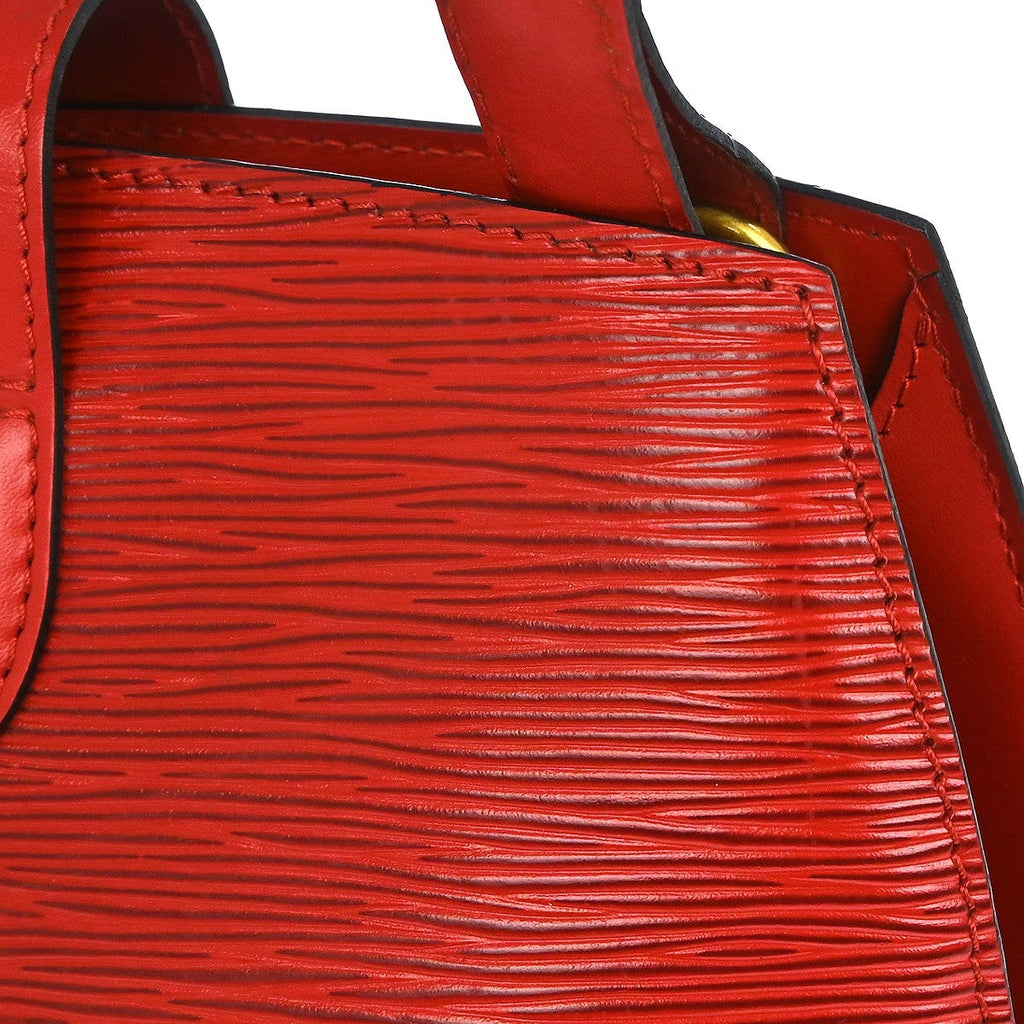 Louis Vuitton Cluny Shoulder Bag Epi Leather Red Leather Shoulder Bag