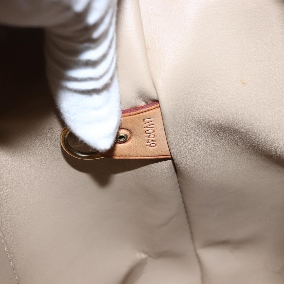 Louis Vuitton Houston Handbag Monogram Vernis Beige Patent_Leather Tote Bag