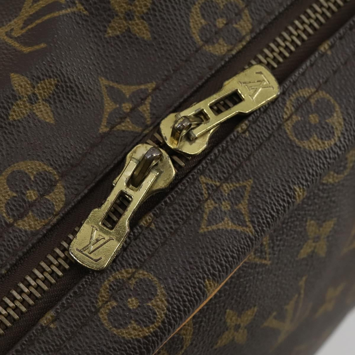 Louis Vuitton Sirius Handbag Monogram Canvas Brown Canvas Travel Bag