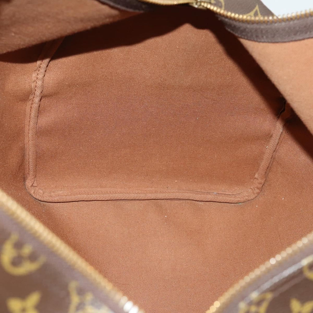 Louis Vuitton Keepall Bag Monogram Canvas Brown Canvas Travel Bag
