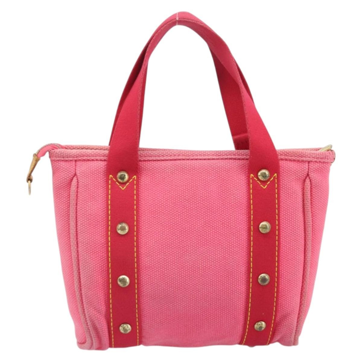 Louis Vuitton Antigua Tote Canvas Pink Canvas Handbag