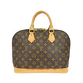 Louis Vuitton Alma Handbag Monogram Canvas Brown Canvas Handbag