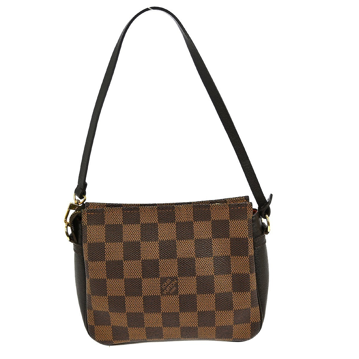 Louis Vuitton Trousse Make Up Bag Damier Canvas Brown Canvas Clutche & Pouche Bag
