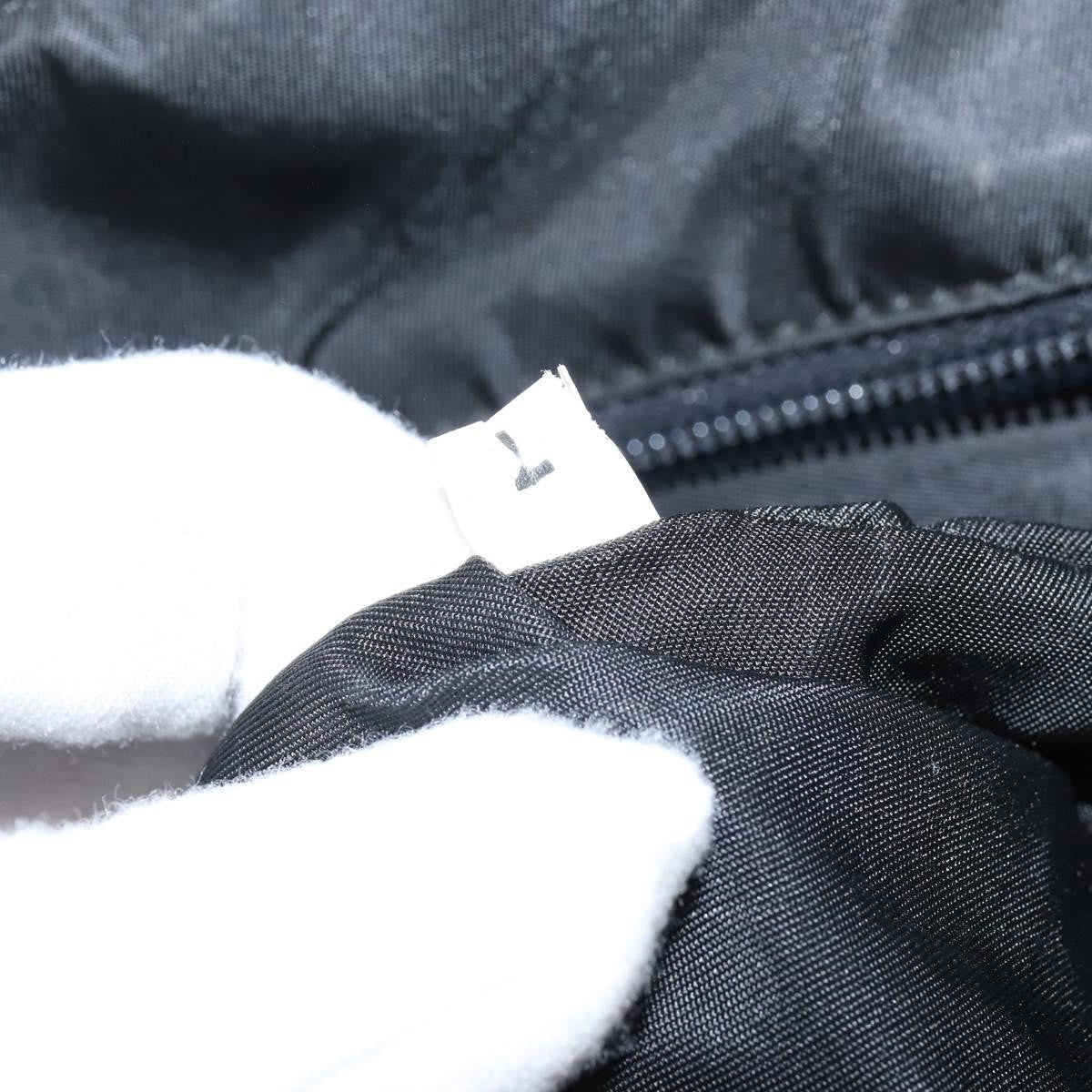Prada Resin Handle Tote Tessuto Black Nylon Tote Bag Bag