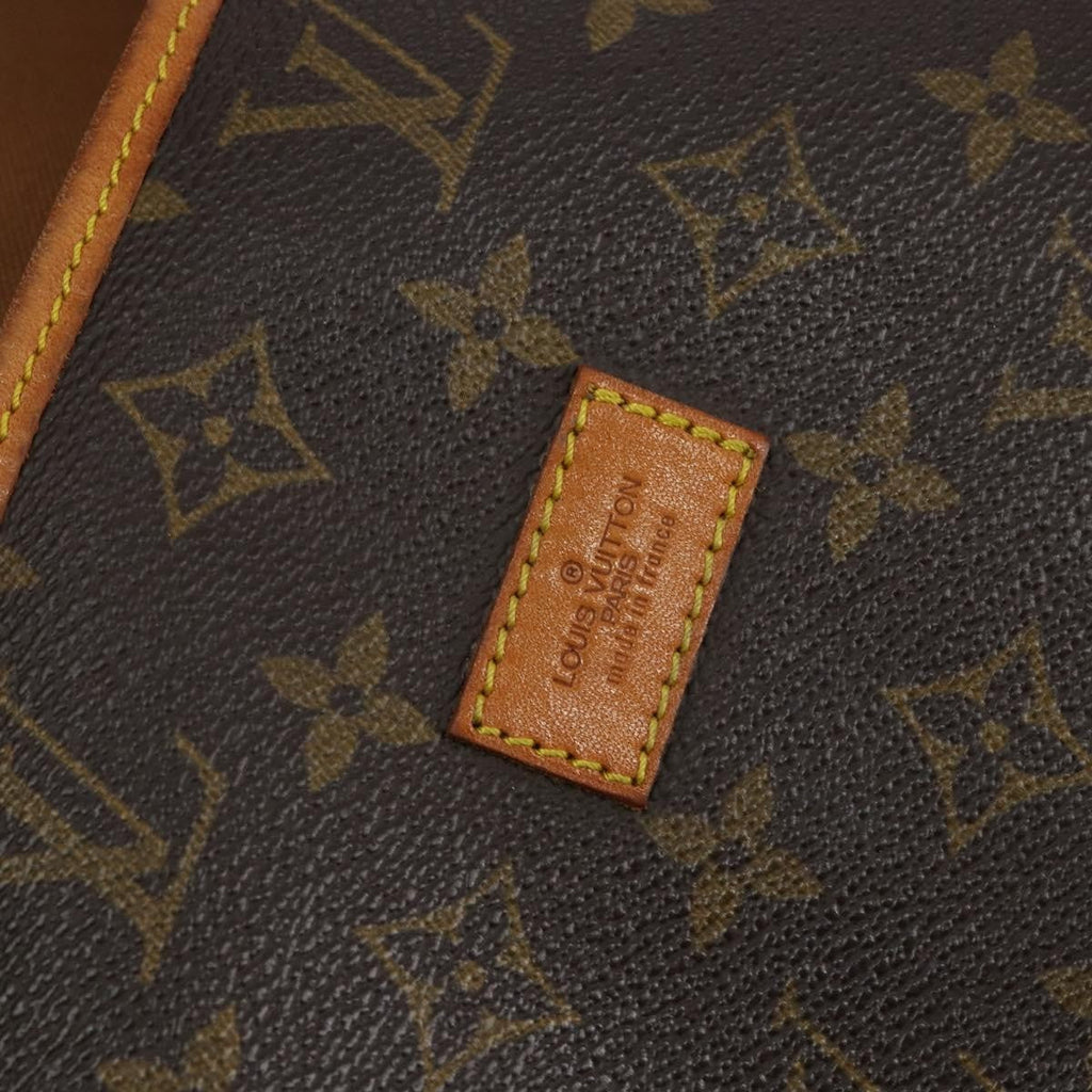 Louis Vuitton Saumur Handbag Monogram Canvas Brown Canvas Shoulder Bag