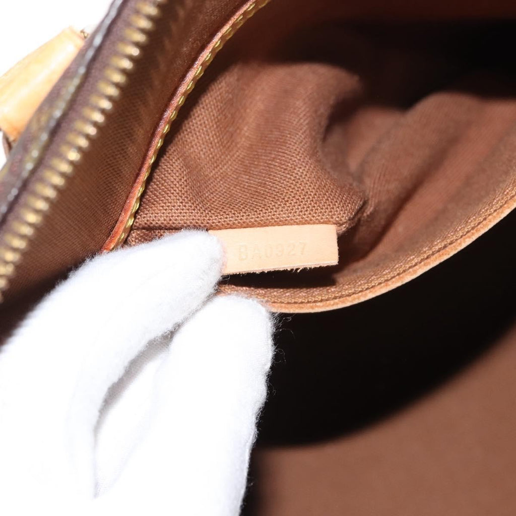 Louis Vuitton Alma Handbag Monogram Canvas Brown Canvas Handbag
