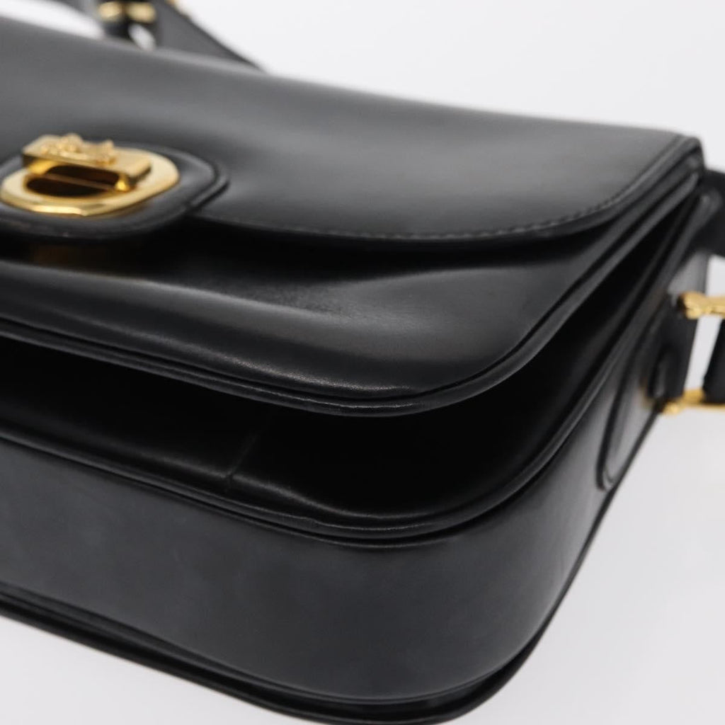 Celine Horse Carriage Shoulder Bag Leather Black Leather Shoulder Bag Bag