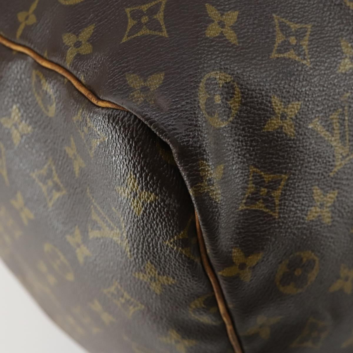 Louis Vuitton Keepall Bag Monogram Canvas Brown Canvas Travel Bag