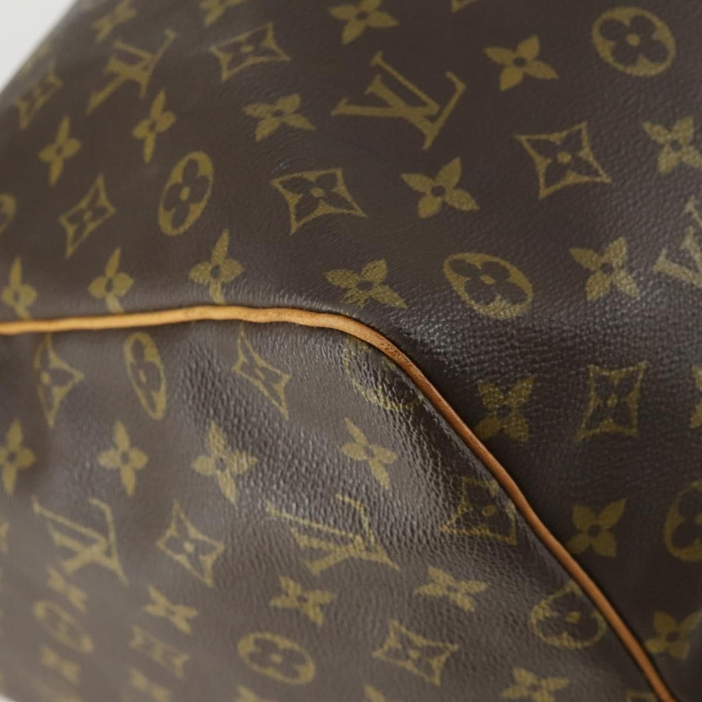 Louis Vuitton Keepall Bag Monogram Canvas Brown Canvas Travel Bag