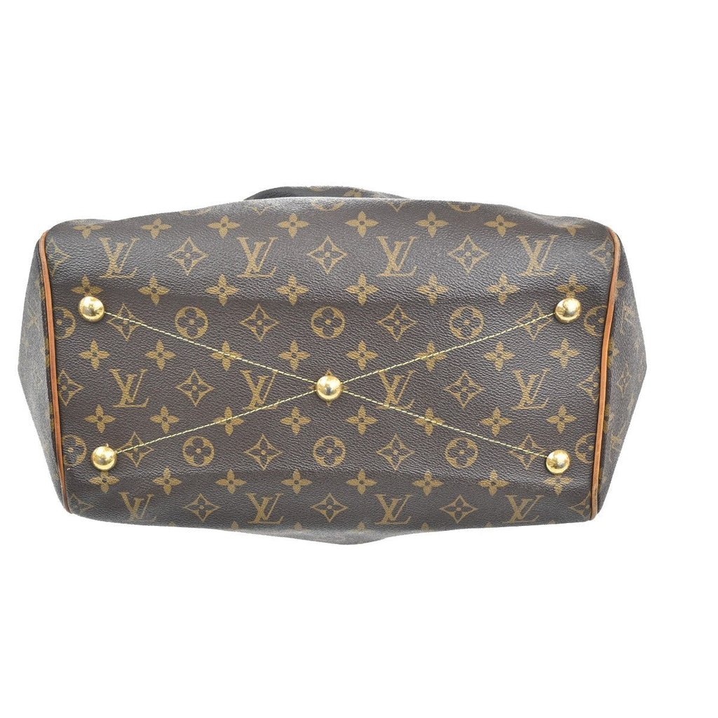 Louis Vuitton Tivoli Handbag Monogram Canvas Brown Canvas Shoulder Bag